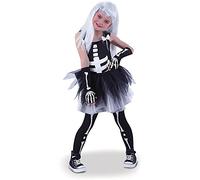 Rubie's - Déguisement Tutu Squelette - Halloween, enfant, S8713FRS, Taille S 3 à 4 ans