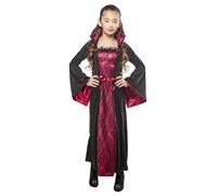 Rubies Déguisement Vampire Belladona pour filles, robe à manches évasées, licence officielle, vampires, dracula pour Halloween, fêtes, cosplay et carnaval