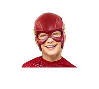 Rubie's Demi-masque officiel en plastique pour enfant DC The Flash Movie Flash Taille unique Rouge Halloween