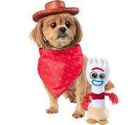 Rubie's Disney Toy Story Woody Pet Ensemble bonnet, écharpe et jouet pour animal domestique, comme indiqué, taille S/M