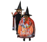 Rubies Ensemble Costume Sorcière Chuches pour Filles et Enfants, Cape et Chapeau, Officiel Halloween, Carnaval, Fêtes et Anniversaire