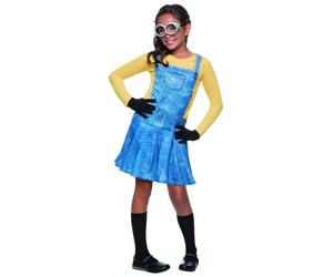 Rubies Femelle Minion Kevin Bob Stuart Enfants Filles Halloween Costume 610786