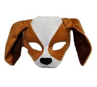 Rubies Forum Novelties Plush Dog Mask, Brown/White, One Size