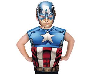 Rubie's France - Marvel Heroes Kit Degui Captain America, I-620969, Taille Unique
