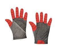Rubies Gants officiels Marvel Spider-Man 3 No Way Home pour enfants Version 3, taille unique, rouge/noir, Halloween, Halloween