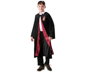 RUBIE'S HARRY POTTER Officiel - Déguisement Classique Enfant - Robe Cape de Sorcier à Capuche ou Accessoires Baguette, Lunette, Cravate Gryffondor - Vendu Séparément - Pour Carnaval, Halloween, Noël