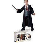 RUBIES-Harry Potter Officiel -Déguisement et Accessoires Enfant -Taille de 5 à 10 ans (Taille M à XL) -Costume Robe de Sorcier, Top, Baguette et Lunettes -Pour Halloween, Carnaval -Idée Cadeau de Noël