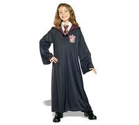 RUBIE'S Harry Potter Officiel - Robe Gryffondor - Déguisement Enfant - Taille L - 7-8 ans - Costume Robe Noire à Capuche - Pour, Carnaval - Idée Cadeau de