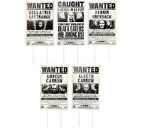 Rubies- Harry Potter Wanted Poster Signs Lawn Décor pelouse, 5000091, comme sur l'image, Taille Unique