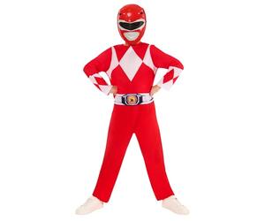 RUBIE'S HASBRO Power Rangers officiel - Déguisement Power Ranger rouge 7-8 ans