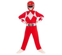 Rubies - HASBRO Power Rangers officiel - Déguisement Power Ranger rouge 7-8 ans
