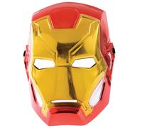 RUBIES - IRON MAN - Marvel Officiel - Masque Iron Man pour Enfants - Taille Uniq