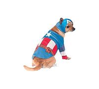 Rubie's IT580070-S Captain America Costume pour Chien pour Adulte Taille S