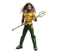 Rubie's le DC Aquaman The Movie, enfant Deluxe Costume - Grand Âge 8-10 ans - version anglaise