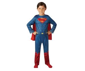 RUBIE'S Licence officielle DC Comics -Déguisement classique Superman Justice League - Déguisement pour Enfant - 7 à 8 ans
