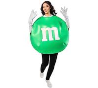 Rubies M&M Tablier en mousse pour adulte, vert, taille unique