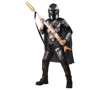 Rubies Déguisement The Mandalorian – Star Wars Officiel Enfant Noir Taille 10-12 ans