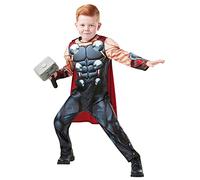 Rubies Marvel Avengers Thor Deluxe Costume pour enfant, Garçon, Caricature, 640836M000, Noir, M