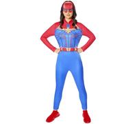 RUBIE'S Marvel officiel - Déguisement Captain Marvel pour adulte - Taille S Carnaval