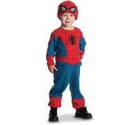 RUBIE'S Marvel Officiel - Déguisement Enfant Classique Spider-Man - 2/3 ans - Déguisement avec combinaison + bonnet Pour Carnaval, Halloween, Anniversaire