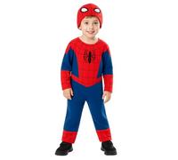 Rubie's Déguisement enfant Spider-Man Marvel Officiel - combinaison + bonnet - 2/3 ans pour Carnaval
