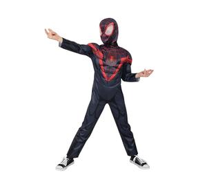 RUBIE'S Marvel officiel - Déguisement luxe Spider-Man Miles Morales pour enfant - Spiderverse - Taille 5-6 ans