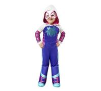 RUBIE'S Marvel Officiel - Déguisement Luxe SPIDEY et Ghost SPIDEY Enfant - Taille 2 à 4 ans - Costume Spidey et ses amis extraordinaires avec Combinaison + Couvre Bottes Rembourrés + Masque en Mousse