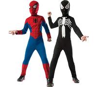 Rubies Marvel Ultimate Spider-Man 2-in-1 Reversible Spider-Man / Venom Costume, Child Small - Small One Color