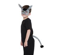Rubies Masque Âne Nez En Faute Gris En Latex Accessoire Déguisement