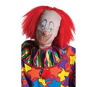Rubies Masque de clown effrayant avec cheveux attachés/perruque de clown