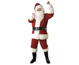 Rubies Masquerade Costume de Père Noël en Peluche Père Noël Deluxe Royal Regal Adulte