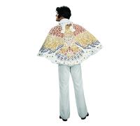 Rubie's Men Elvis Cape avec motif aigle Accessoire de costume Blanc Taille unique US