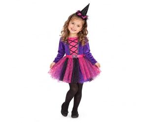 Rubies Miss Sorcière araignées pour filles Robe avec tulle et bandeau avec chapeau, licence officielle, pour Halloween, horreur, cosplay, carnaval