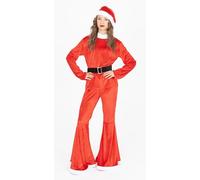 Rubies Molona Mama Noel Costume pour femme, pull avec pantalon, ceinture et chapeau, robe Mama Noel, rouge, pour Noël, événements de Noël, Cosplay, fêtes