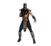 Deluxe Scorpion Mortal Kombat Costume for Men Taille unique Noir
