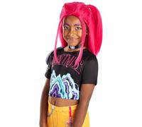 Rubies - Netflix KPOP Demon Hunters officiel - Perruque pour enfant de Mira/Huntrix - Taille unique