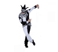 Rubie's Official Adult's Dark Jester Halloween Circus Costume - X-Large XL