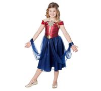 Rubie's Official Captain Marvel Girls Dress Multi 3-4 Years