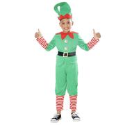 Rubies Official Child Elf Costume, Kids Christmas Fancy Dress 3-4 Years