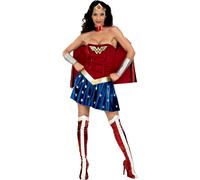 Rubie's Official DC Comics Wonder Woman Ladies Costume, Adult Superhero Fancy Dr