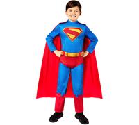 Rubie's Official DC Superman Costume, Kids Superhero Fancy Dress 5-6 Years