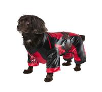 Rubie's Official Deadpool Dogpool Pet Costume, Dog/Pet Fancy Dress, Size S Red &