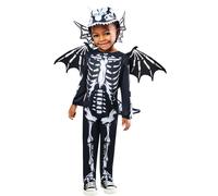 Rubies Official Dragon Skeleton Child Costume, Fancy Dress 2-3 Years