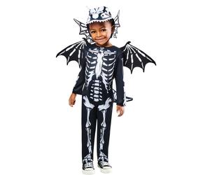 Rubies Official Dragon Skeleton Child Costume, Fancy Dress 2-3 Years