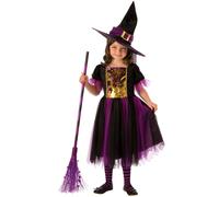 Rubies Official Haunted House Magic Witch Child's Costume, Size 5-6 years Hallow