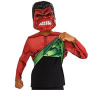 Rubies Marvel Hulk Déguisement de super-héros réversible pour enfant Taille 3-4 ans