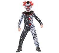 Rubie's Costume officiel de clown sinister monochrome pour enfant, taille 9-10 ans