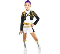 Rubies Official Netflix K-Pop Demon Hunters Rumi Golden Hybrid Child Costume, Ki