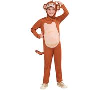 Rubies Official Storybook Monkey Childrens Costume, Kids Fancy Dress 5-6 Years
