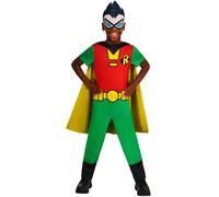 Rubie's Costume Robin – Teen Titans Go (officiel WB DC) pour enfant Taille 9-10 ans